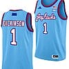 Hunter Dickinson Jersey #1 Kansas Jayhawks Basketball DRIP Alternate 2023-24 Baby Blue