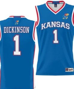 Hunter Dickinson Jersey #1 Kansas Jayhawks NIL College Basketball Lightweight Royal