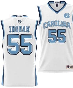 Harrison Ingram Jersey #55 UNC Tar Heels NIL College Basketball Lightweight White