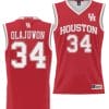 Hakeem Olajuwon Jersey #34 Houston Cougars NIL College Basketball Lightweight Red