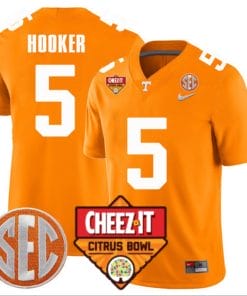Hendon Hooker Jersey #5 Tennessee Volunteers Football Cheez It Citrus Bowl Patch Orange