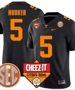 Hendon Hooker Jersey #5 Tennessee Volunteers Football Cheez It Citrus Bowl Patch Black