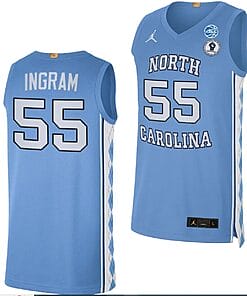 Harrison Ingram Jersey #55 North Carolina Tar Heels College Basketball Blue
