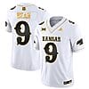 Jason Bean Jersey #9 Kansas Jayhawks Blackhawk Gold Vapor Football White Gold