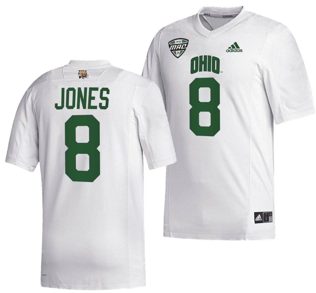 Jacoby Jones Jersey #8 Ohio Bobcats College Football Uniform White