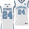 Jae'Lyn Withers Jersey #24 UNC Tar Heels College NIL Basketball Lightweight White