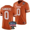JaTavion Sanders Jersey #0 Texas Longhorns Allstate Sugar Bowl Patch 2024 College Football Orange