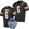 Jeshaun Jones Jersey #6 Maryland Terrapins 2023 Music City Bowl Patch Football Black