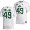 Jonah Wieland Jersey #49 Ohio Bobcats College Football Uniform White