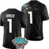 Javon Baker Jersey #1 UCF Knights 2023 Gasparilla Bowl Patch Football Black