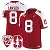 Justin Lamson Jersey #8 Stanford Cardinal Jersey Vapor Limited College Football Crimson Alternate