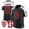 Justin Lamson Jersey #8 Stanford Cardinal Jersey Vapor Limited College Football Black Alternate
