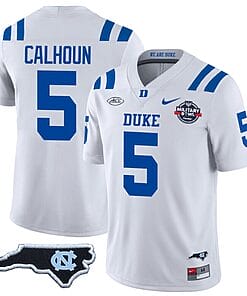 Jalon Calhoun Jersey #5 Duke Blue Devils Football Limited White - NC State