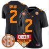 Jabari Small Jersey #2 Tennessee Volunteers Football Cheez It Citrus Bowl Patch Black