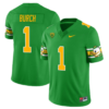 Jordan Burch Jersey #1 Oregon Ducks ‘Mighty Oregon’ Throwback College Football Uniforms Green