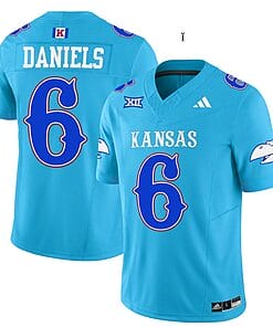 Jalon Daniels Jersey #6 Kansas Jayhawks Blackhawk Vapor Limited Football Old KU