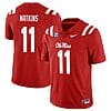 Jordan Watkins Jersey #11 Ole Miss Rebels Football All Stitched Red