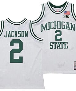 Jaren Jackson Jr Jersey #2 Michigan State Spartans 125th Basketball Anniversary 1990 Throwback White