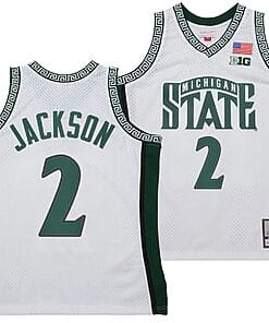 Jaren Jackson Jr Jersey #2 Michigan State Spartans 125th Basketball Anniversary 1999 Throwback White