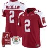 Jase McClellan Jersey #2 Alabama Crimson Rose Bowl Patch Football Crimson Alternate
