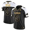 Jason Bean Jersey #9 Kansas Jayhawks Blackhawk Gold Vapor Football Alternate