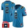 Jaxson Dart Jersey #2 Ole Miss Rebels Football Ole Miss Flag All Stitched Blue 1