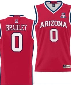 Jaden Bradley Jersey #0 Arizona Wildcats NIL College Basketball Lightweight Red