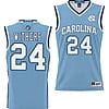 JaeLyn Withers Jersey #24 UNC Tar Heels NIL College Basketball Lightweight Blue