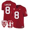 Justin Lamson Jersey #8 Stanford Cardinal Jersey Vapor Limited College Football Crimson