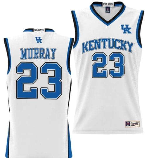 Jamal Murray Jersey #23 Kentucky Wildcats NIL College Basketball Lightweight White