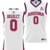 Jaden Bradley Jersey #0 Arizona Wildcats NIL College Basketball Lightweight White