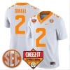 Jabari Small Jersey #2 Tennessee Volunteers Football Cheez It Citrus Bowl Patch White