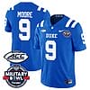 Jaquez Moore Jersey #9 Duke Blue Devils Football Limited Royal - Military Bowl