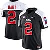 Jaxson Dart Jersey #2 Ole Miss Rebels Football Vapor Limited All Stitched Black Alternate