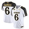 Jalon Daniels Jersey #6 Kansas Jayhawks Blackhawk Gold Vapor Football Inverted