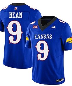 Jason Bean Jersey #9 Kansas Jayhawks Blackhawk Vapor Limited Football Royal