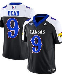 Jason Bean Jersey #9 Kansas Jayhawks Blackhawk Vapor Limited Football Alternate