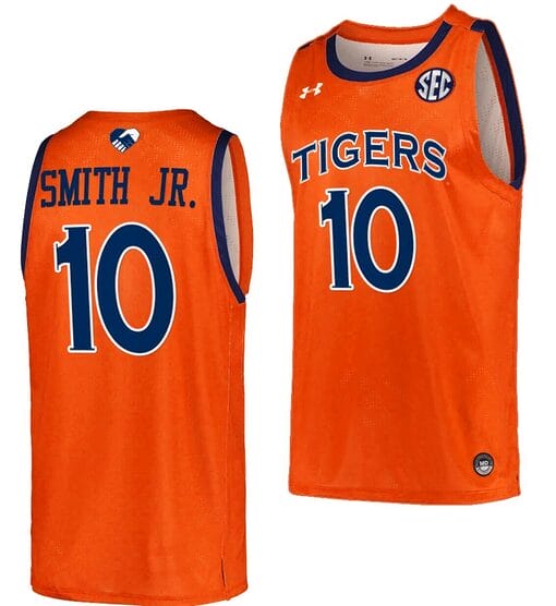 Jabari Smith Jr Jersey #10 Auburn Tigers College Basketball Unite As One Orange