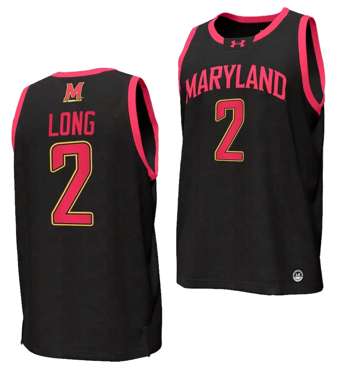 Jahari Long Jersey #2 Maryland Terrapins College NIL Replica Basketball Black