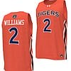Jaylin Williams Jersey #2 Auburn Tigers College Basketball Replica Orange