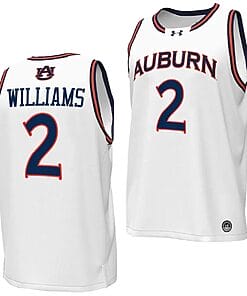 Jaylin Williams Jersey #2 Auburn Tigers Replica College Basketball 2023-24 White