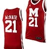 Joemel McNair Jersey #21 Morehouse College Tigers Replica Basketball Maroon