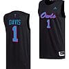 Johnell Davis Jersey #1 FAU Owls College Basketball Replica Black
