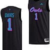 Johnell Davis Jersey #1 FAU Owls College Basketball Replica Uniform Black