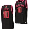 Julian Reese Jersey #10 Maryland Terrapins College NIL Replica Basketball Black