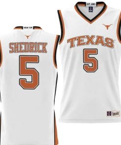 Kadin Shedrick Jersey #5 Texas Longhorns NIL College Basketball Lightweight White