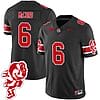 Kyle McCord Jersey #6 Ohio State Buckeyes Football 2023 Stitched Brutus Buckeye Patch Black