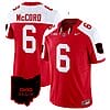 Kyle Mccord Jersey #6 Ohio State Buckeyes College Football Stitched Vapor Limited Ohio Patch Red Alternate