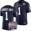 KeAndre Lambert Smith Jersey #1 Penn State Peach Bowl Patch 2024 College Football Navy