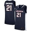 Kadin Shedrick Jersey #21 Virginia Cavaliers College Basketball Stitched Navy